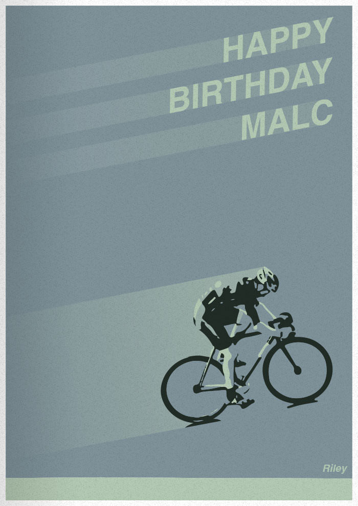 bicycle birthday card