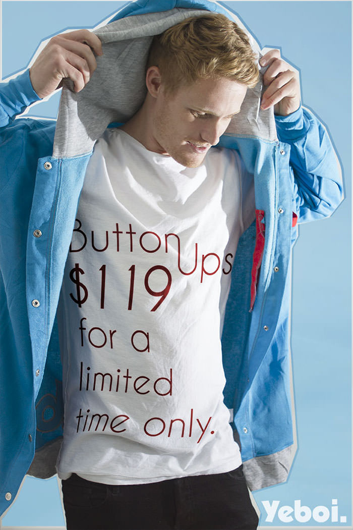 yeboi button ups