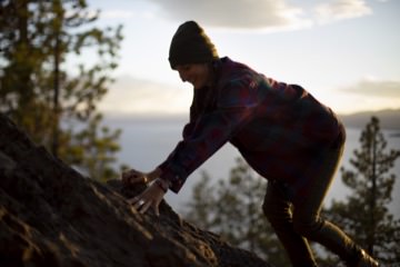 climbing up